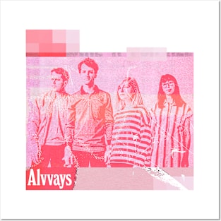 ALVVAYS ≥≤ Original Glitch Style Fan Artwork Posters and Art